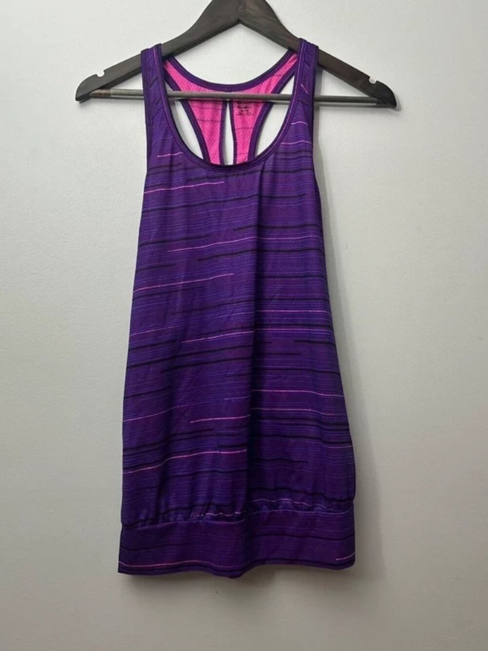 C9 by Champion Duo Dry Purple/Pink Tank Top Medium